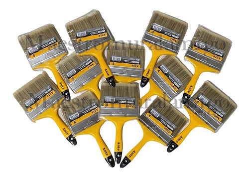 Brocha Para Pintar 5 Pulgadas 127mm Premium Pack12 Brochas P