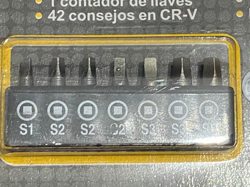 Set Kit Juego Destornillador De Carraca 58 Piezas Premium