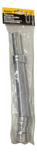 Tuberia De Desague Flexible 1 1/4 Extensible 34cm-77cm S/gri