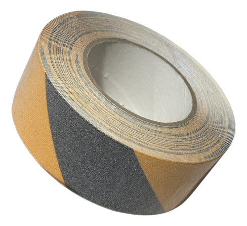 Cinta Antideslizante Delimitadora Amarillo Negro 15mx50mm Amarillo/negro Rayas