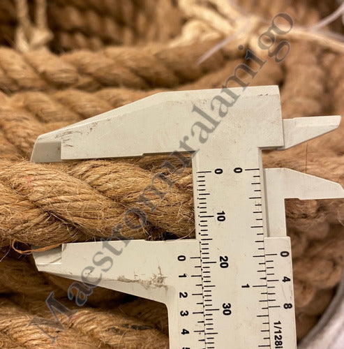 Cuerda De Cañamo Organico, Yute O Soga De 19mm X 60m Premium