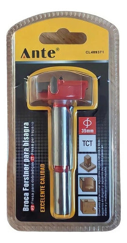 Broca Forstner 35mm Para Madera Bisagra Puerta Mueble Cocina