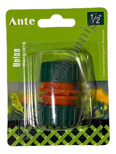 Unión Conector Acople Rápido Manguera De 1/2 Premium (pack3) Verde