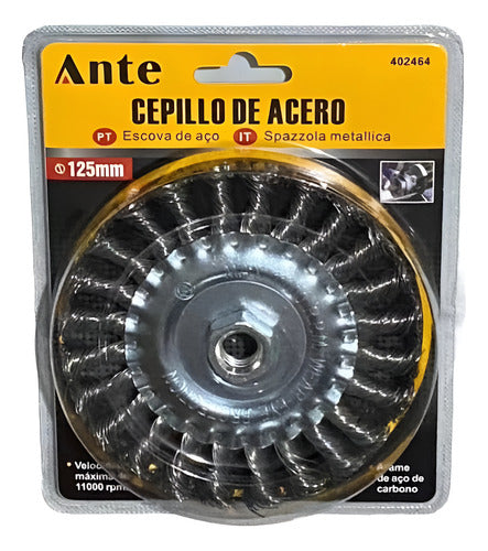 Cepillo De Acero Al Carbono 125mm 11000 Rpm Grata