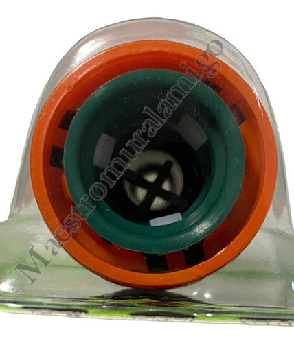 Conector Acople Rápido Manguera Agua Con Stop De 1/2 (pack3) Verde