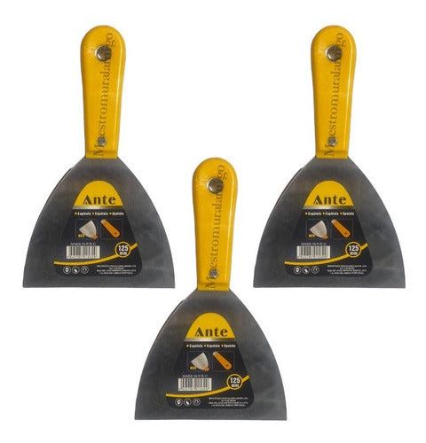 Espatula De 5 Pulgadas De Acero Y Carbono Forjado 125mm Pak3