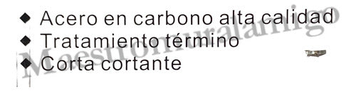 Set Sierra Copa Kit 3pzas Instalacion Cerradura Chapa Pack3