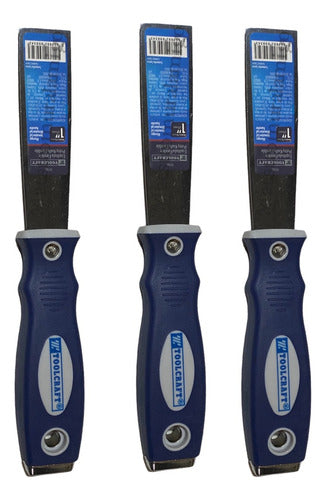 Espátula Flexible 1 Pulgada Mango Bimaterial Premium Pack3