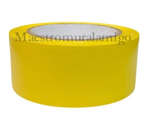 Cinta Delimitadora Peligro Amarillo Adhesiva 30mx48mm Pack 6 Amarillo