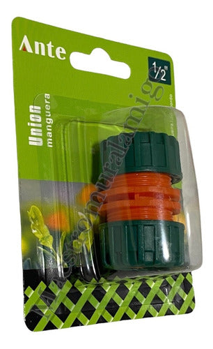 Unión Conector Acople Rápido Manguera De 1/2 Calidad Premium Verde