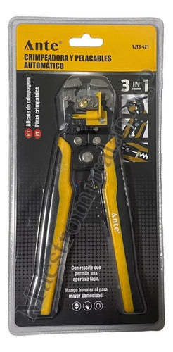 Crimpeadora Pinza Pelacables Automatico 3 En 1 Profesional