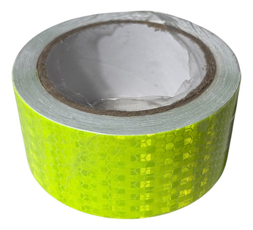 Cinta Reflectante Verde 5cmx10m Extra Fuerte Reflectiva
