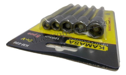 Set 5 Adaptadores Punta Magnética 6 8 9 10 11 X 100mm Pro