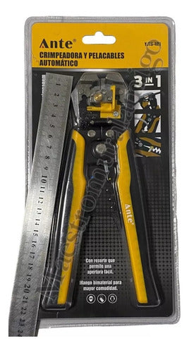 Crimpeadora Pinza Pelacables Automatico 3 En 1 Profesional