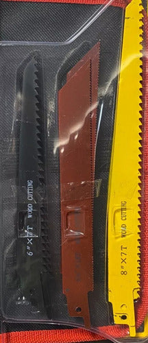 Set De Hojas Sierra Caladora 20pzs Madera Y Metal + Estuche