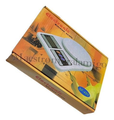 Balanza De Cocina Digital Sq Cozinha Sf-400 Pesa Hasta 10kg Blanco