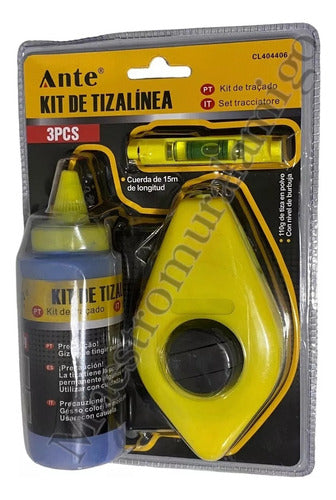Tizador Tizalineas Kit Nivel Burbuja Tiralineas 3 Pcs 110g