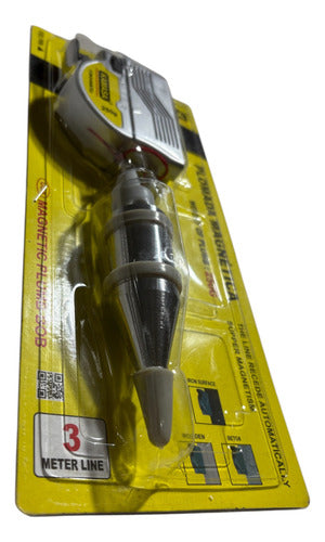 Plomada Plomo Automática Magnética 3 Metros 250g Imantada