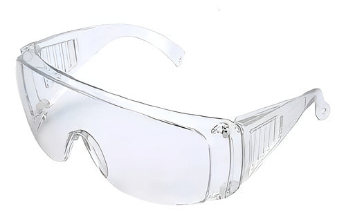 Antiparra Lente De Seguridad Certificada En Lente Y Montura. Transparente