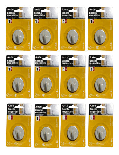 Gancho Magnético Extra Fuerte Sostiene 1kg Pack ( 1 Docena )