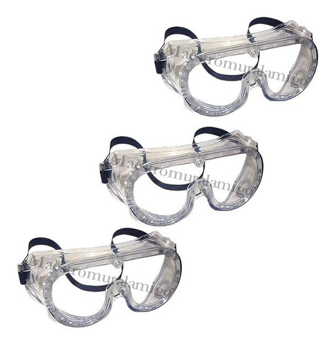 Antiparra De Seguridad Certificada Policarbonato Y Pvc Pack3