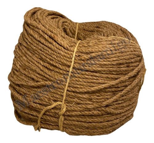 Cuerda De Cañamo Organico Yute O Soga De 8mm X 300m Premium