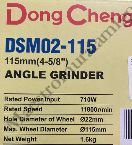 Esmeril Angular 710w 4 1/2 115mm Certificado Calidad Premium Azul