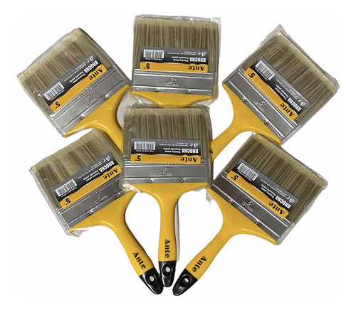 Brocha Para Pintar 5 Pulgadas 127mm Premium Pack6 Brochas Pl