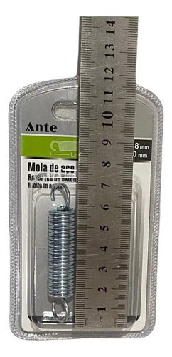 Resorte De Tensión 1.8mmx70mm De Acero Cincado (pack 3)