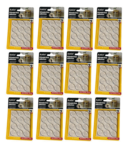 Alfombrillas Tope 22mm Transparen Mueble Puerta Cajón Docena