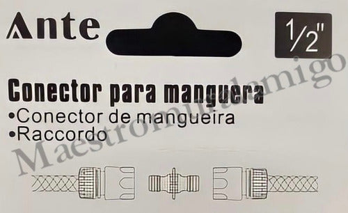 Unión Acople Rápido De Manguera De 1/2 Calidad Premium Pack3 Verde