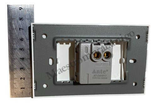 Interruptor Simple 9/12 16a 250v Certificado C-fuego D Pack3 Dorado