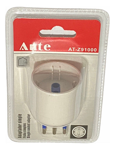 Adaptador Simple 10a 250v 1500w Certificado Proteccion Niño