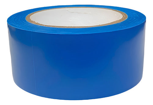 Cinta Delimitadora Peligro Azul Adhesiva 30mx48mm Ex-fuerte Azul