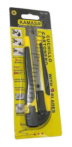 Corta Carton Exacto Cartonero Con Goma +2 Repuesto / Docena