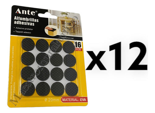 Alfombrillas Adhesiva 20mm Protectora Pata Silla Mesa Docena