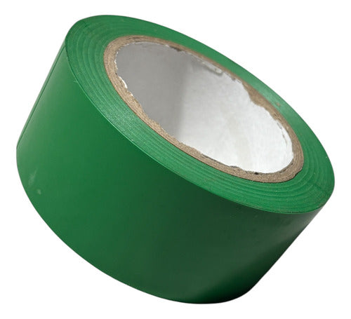 Cinta Delimitadora Peligro Verde Adhesiva 30mx48mm Ex-fuerte Verde