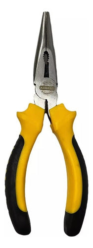 Alicate Punta Larga 6 Inch Mango Antideslizante Professional