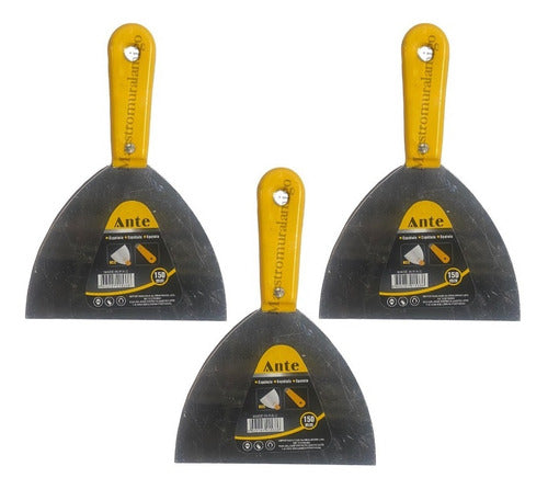 Espatula De 6 Pulgadas De Acero Y Carbono Forjado 150mm Pak3