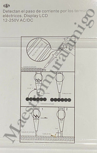 Busca Polo Digital Probador De Voltaje 12-250v Ac/dc Ante