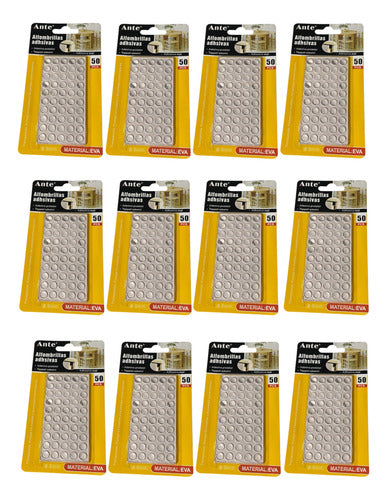 Alfombrillas Adhesiva 8mm Trans Protectora Tope Cajón Docena