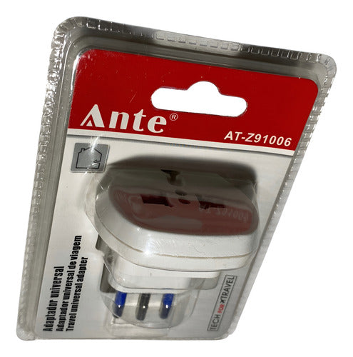 Adaptador Universal Viajero 6en1 Certificado 10a 1500w Pack3