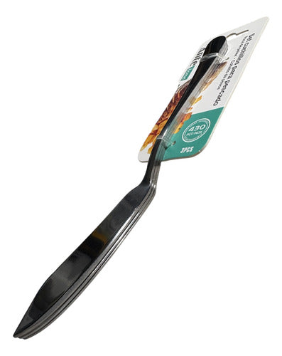 Set 3 Cuchillos Para Pescado 100% Acero Inoxidable 430 Pack3 Plateado