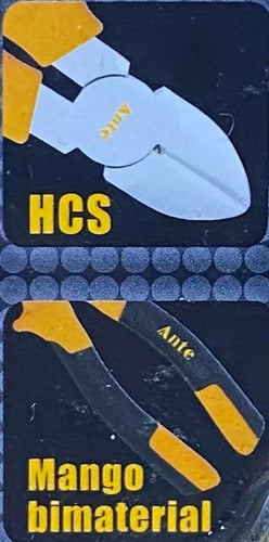 Alicate De Corte De Acero Al Carbono 6inch Mango Bimaterial  Amarillo/negro