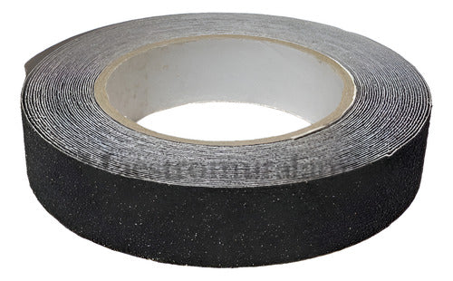 Cinta Antideslizante Negra 10mx25mm Escaleras Piscinas Baños Negro