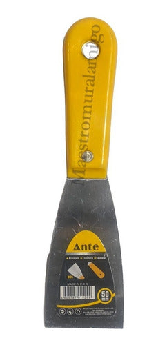 Espatula De 2 Pulgadas De Acero Y Carbono Forjado 50mm Pack3